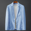 Leisure Men's Long Sleeve Lapel Pocket Business Suit Coat