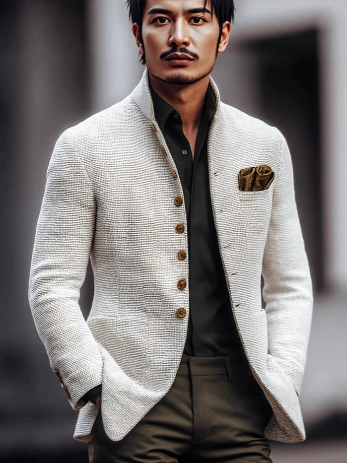 Casual Collar Coat Jacket Slim Button Small Suit Jacket