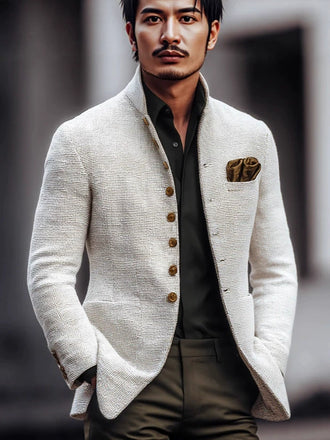 Casual Collar Coat Jacket Slim Button Small Suit Jacket