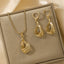 Flash Diamond Tassel Luxury Dress Accessories Dinner Clavicle Necklace Earring