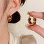 Vintage Zircon Circle Earrings Design Earrings