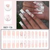 Rhinestone Nails Bling Wedding Press On Nails With Design For Women And Girls CN103