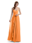 Charming Halter V-neck Floor Length Bridesmaid Dresses In Stock