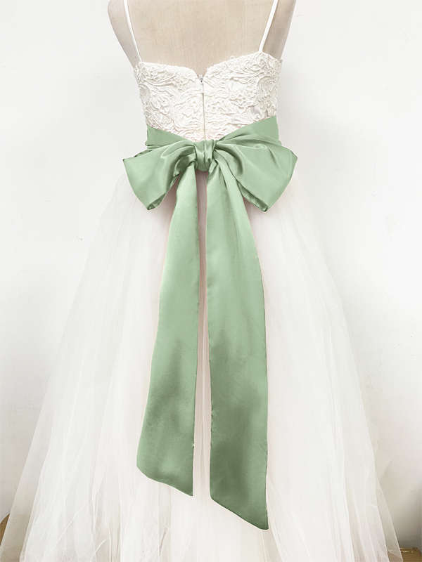 Girls Satin Tie Back Belt