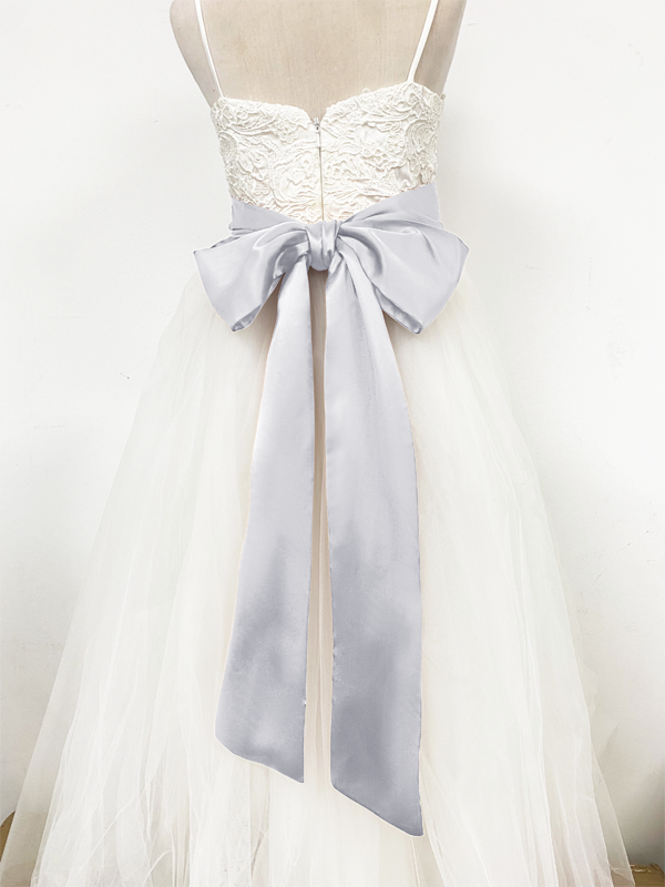 Girls Satin Tie Back Belt