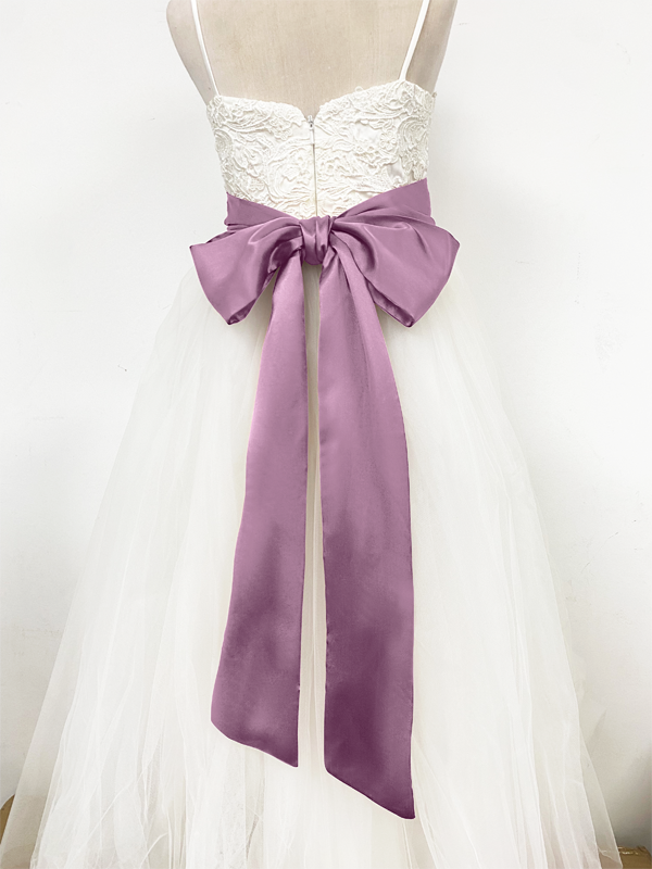 Girls Satin Tie Back Belt