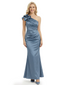 Elegant One Shoulder Satin Ruffles Mermaid Mother Of The Bride Dresses