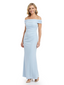 Chicsew Modern Off Shoulder Crepe Ankle-Length Mermaid Mother Of The Groom Dress