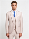 Classic 1 Piece Ivory Men's Suit with Regular Fit and Sophisticated Peak Lapel