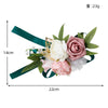 Simulation Cake Decoration Flower Champagne Rose Creative Artificial Cake Flower, CF18088