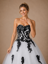 ChicSew Elegant Sweetheart A-Line Tulle Floor-Length Wedding Dress With Lace Appliques