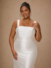 ChicSew Elegant Classy Satin Mermaid Floor-Length Wedding Dress
