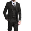 Casual Men's 3 Pieces Mens Suit Regular Fit Notch Lapel Tuxedos (Blazer+vest+Pants) CN434