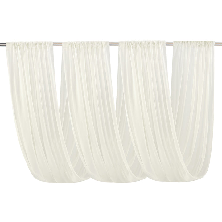 Indoor Wedding Ceremony Curtains Roof Decoration 100D Chiffon Wedding Ceiling Decoration,, HCP49