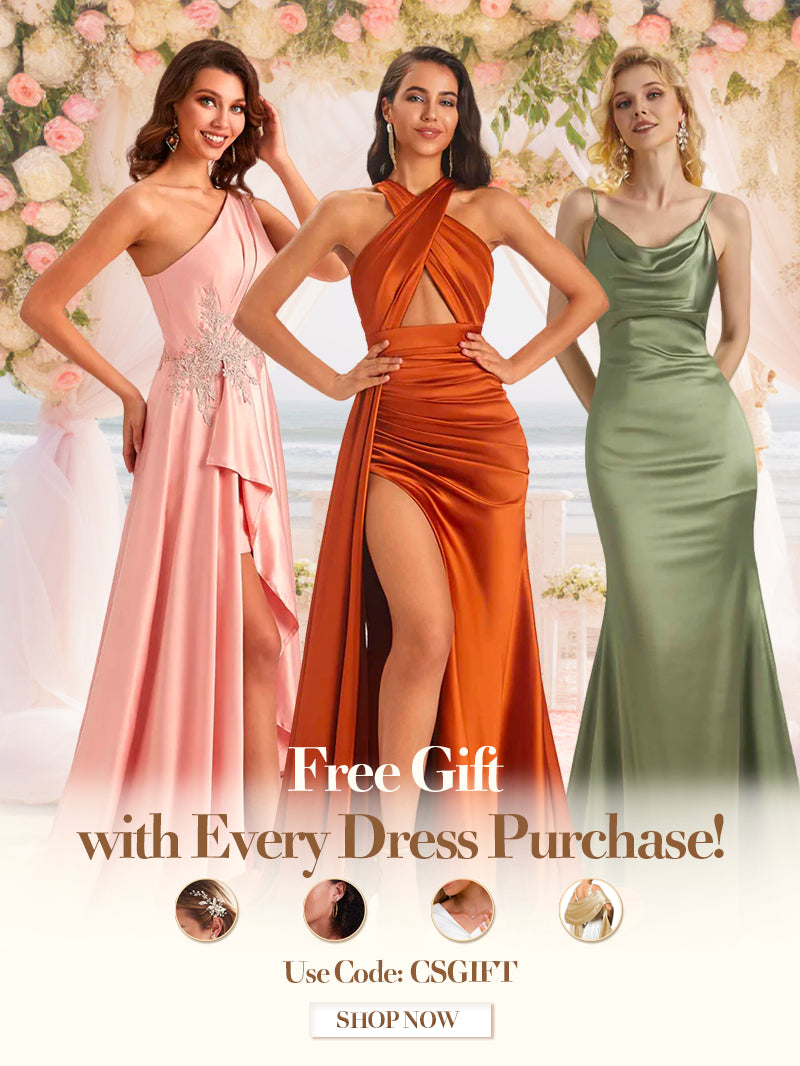 Shop Chic Modern Satin Bridesmaid Dresses Online – ChicSew