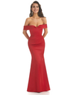 Women Sexy Off The Shoulder Silky Satin Mermaid Long Formal Dresses