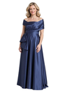 Elegant Asymmetric One Shoulder Satin A-line Mother Of The Bride Dresses