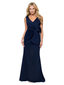 Elegant V-Neck Sleeveless Chiffon Mermaid Mother of The Bride Dresses