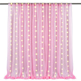 Luminous Outdoor Wedding Decoration Background Curtain With Light, HCP27L