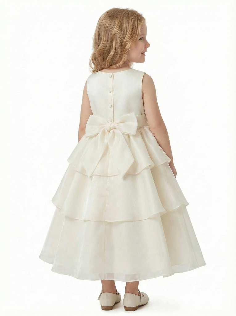 Lace Bodice Flower Girl For Wedding Party