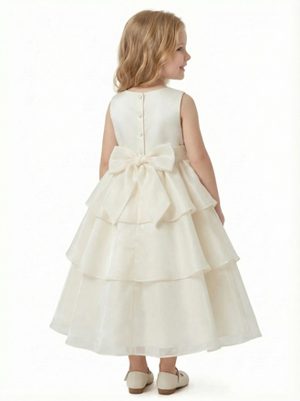 Lace Bodice Flower Girl For Wedding Party