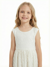 Sleeveless Princess Style Girls Formal Dress for Wedding Party