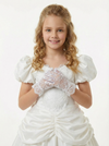 Classic Ivory Flower Girl Gown For Wedding Party