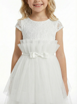 Spaghetti-Straps Princess Dress Flower Girl Dress Birthday Party Dresses