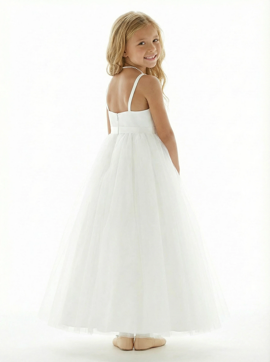 Knee-Length Dresse For Wedding  Flowers Pageant Dress Evening Gowns