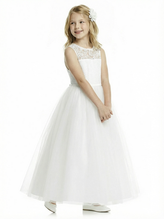 Spaghetti-Straps Dresse For Wedding  Flowers Pageant Dress Evening Gowns