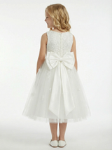 Wedding  Lace Flowers Pageant Dress Evening Gowns Birthday Party Dresses