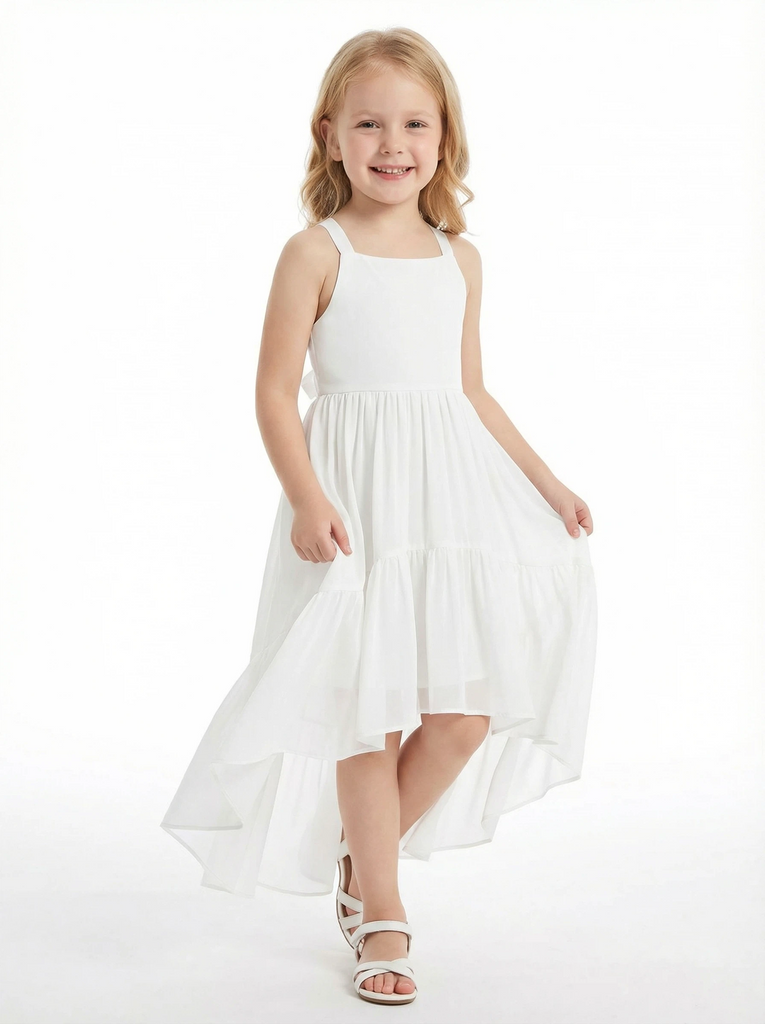 Strappy Backless Princess Dress Flower Girl Dress Toddler for Wedding Flowers Pageant Dress Birthday Party Dresses - ChicSew, Champagne Strappy Backless Princess Dress Flower Girl Dress Toddler for Wedding Flowers Pageant Dress Birthday Party Dresses - ChicSew, Champagne