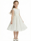 Lace Cap Sleeve Bow Princess Dress Flower Girl Dress Birthday Party Dresses