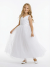 Sweety Beads Sleeveless V-neck Princess Dress Flower Girl Dress Birthday Party Dresses