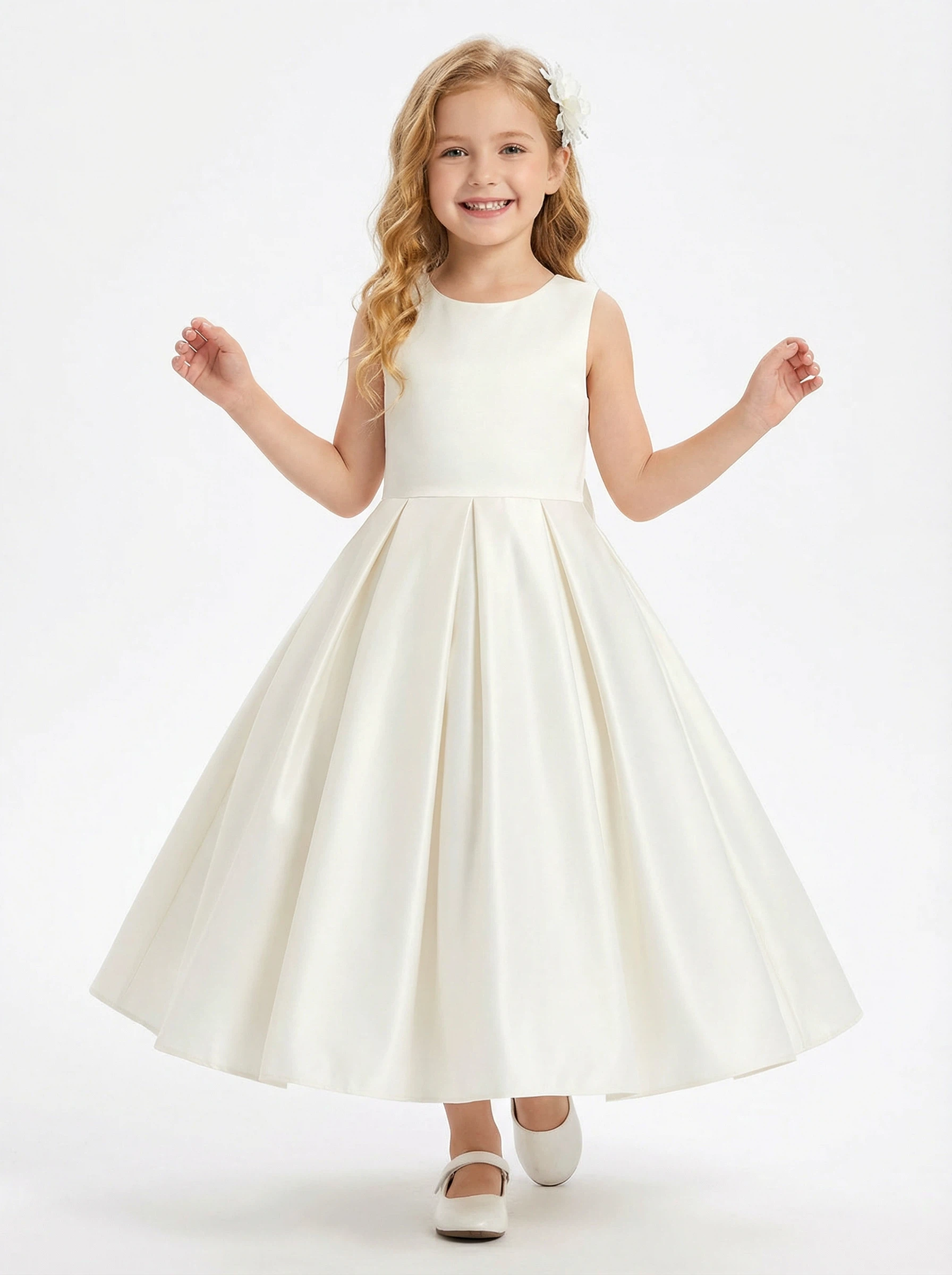 Flower Girl Dress Wedding Flowers Long Pageant Dress Evening Gowns Birthday Party