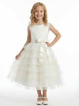Tulle Flower Girl Dress Wedding Flowers Pageant Dress Evening Gowns Birthday Party