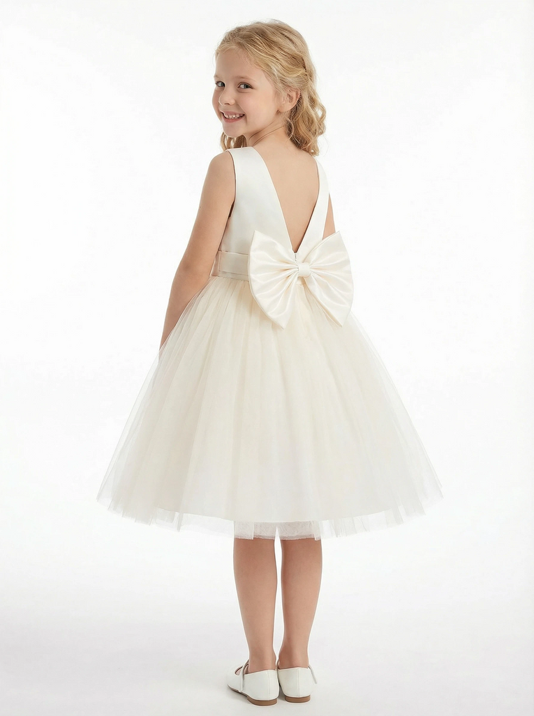 Birthday Party Flower Girl Dress Wedding Flowers Pageant Dress Evening Gowns Cute