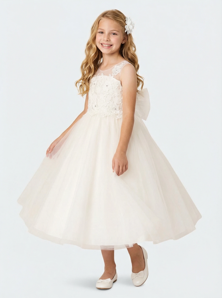 Wedding Flowers Pageant Dress Princess Dress Evening Gowns A Line Flower Party dress