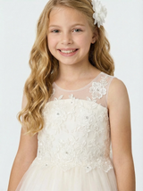Wedding Flowers Pageant Dress Princess Dress Evening Gowns A Line Flower Party dress
