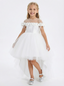 Hi-Low Toddler Bridesmaid Wedding Flowers Pageant Dress Flower Princess Dress Evening