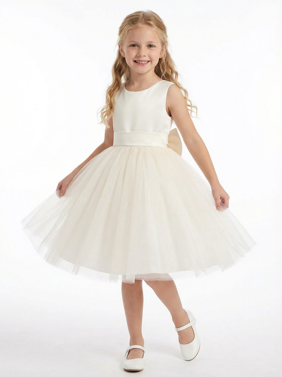 Wedding Flowers Pageant Dress Flower Princess Dress Evening Party Gowns Knee Length