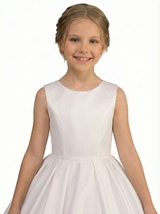 Simple Wedding Flowers Girl Gowns Pageant Dress Flower Puffy Communion Princess Dresses