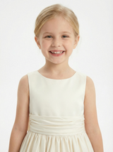 Wedding Flowers Girl Baby Gowns Floor Length Pageant Dress Flower Princess Gowns