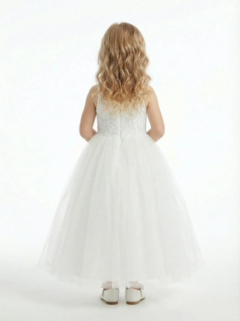 Childrens Communion Dress Pageant Dress Flower Princess Dresses Wedding Flower Girl Gowns