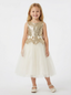 Wedding Flowers Girl Gowns Sequin Boho Pageant Dress Flower Princess Dress Tulle Girls Party Dresses