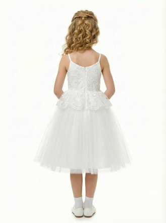 Lace Wedding Flowers Girl Gowns Boho Bridemaid Pageant Dress Flower Princess Dress Gowns