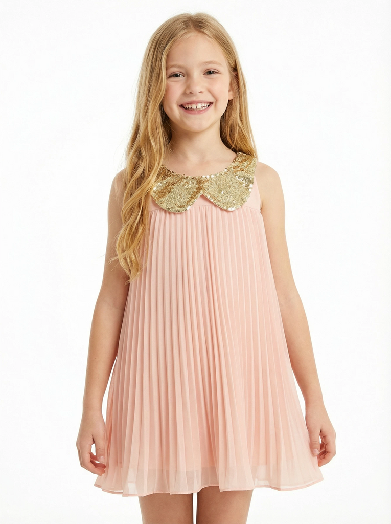 A Line Wedding Flowers Girl Gowns Chiffon Dress Flower Princess Dress Gowns, Pink A Line Wedding Flowers Girl Gowns Chiffon Dress Flower Princess Dress Gowns, Pink