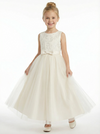 Lace Applique Girls Wedding Princess Flower Dress Party Dress Puffy Communion Dresses