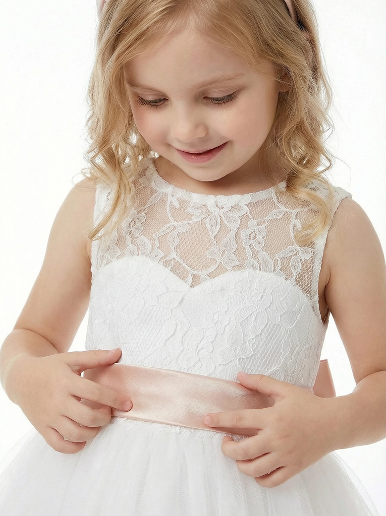 Wedding Flowered Dresses for Ladies Flowers Girl Gowns Boho Dress Flower Princess Lace