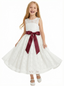 Girl Communion Wear Wedding Flowers Girl Gowns Boho Dress Flower Princess Gowns for Wedding